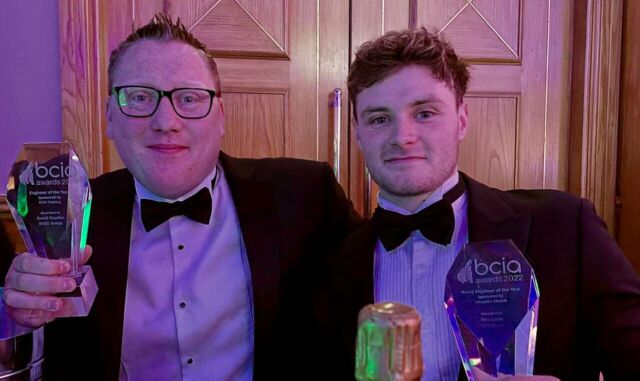 Two BGES Group team members are celebrating after being crowned the best engineers at prestigious industry awards.